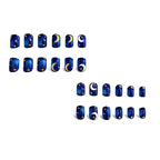 Press-On Nails Celestial Moon & Star Set of 24