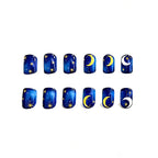 Press-On Nails Celestial Moon & Star Set of 24