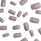 Press-On Nails Champagne Glitter Peel & Stick 24-Piece