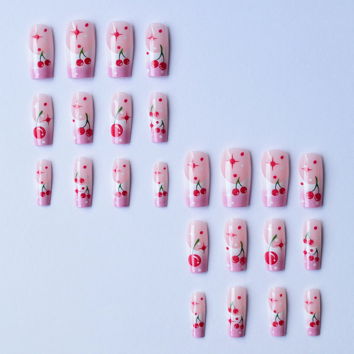 Press-On Nails Cherry Blossom Easy Application