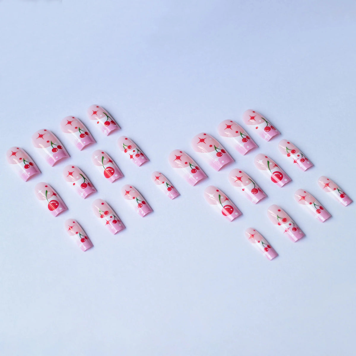 Press-On Nails Cherry Blossom Easy Application