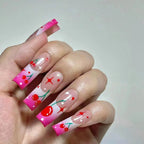 Press-On Nails Cherry Blossom Easy Application