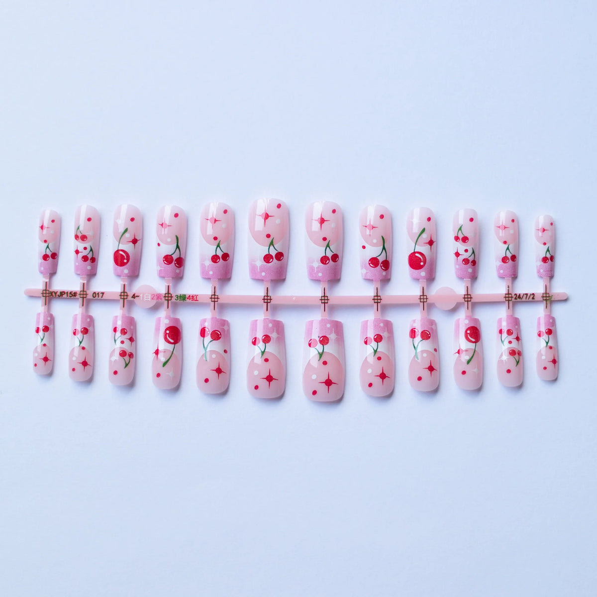 Press-On Nails Cherry Blossom Easy Application