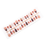 Press-On Nails Cherry Design Peel-And-Stick & Long-Lasting