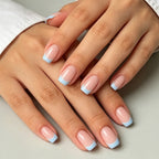 Press-On Nails Classic French Easy Application & Long-Lasting