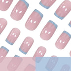 Press-On Nails Classic French Easy Application & Long-Lasting