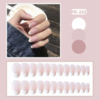 Press-On Nails Classic French Tip Multiple Sizes