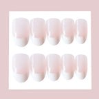 Press-On Nails Classic French Tip Multiple Sizes
