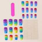 Press-On Nails Cosmic Gradient Stars & Sparkle