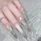 Press-On Nails Cross Accent Reusable & Comfortable Fit