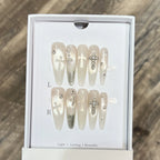 Press-On Nails Cross Accent Reusable & Comfortable Fit