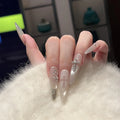 Press-On Nails Cross Accent Reusable & Comfortable Fit