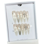 Press-On Nails Cross Accent Reusable & Comfortable Fit