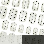 Press-On Nails Dot Pattern 24-Piece Comfortable Fit