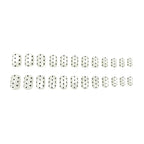 Press-On Nails Dot Pattern 24-Piece Comfortable Fit