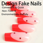 Press-On Nails Durable & Comfortable Quick Application