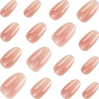 Press-On Nails Durable Plastic Gradient Purple Set of 10