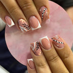 Press-On Nails Easy Application Reusable Set of 24