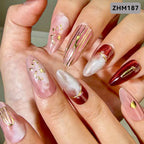 Press-On Nails Elegant Designs Long-Lasting Set of 24
