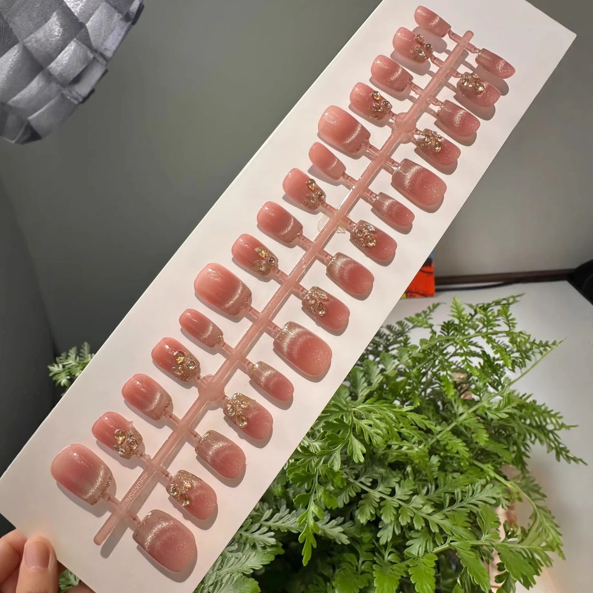 Press-On Nails Elegant Designs Self-Adhesive & Reusable