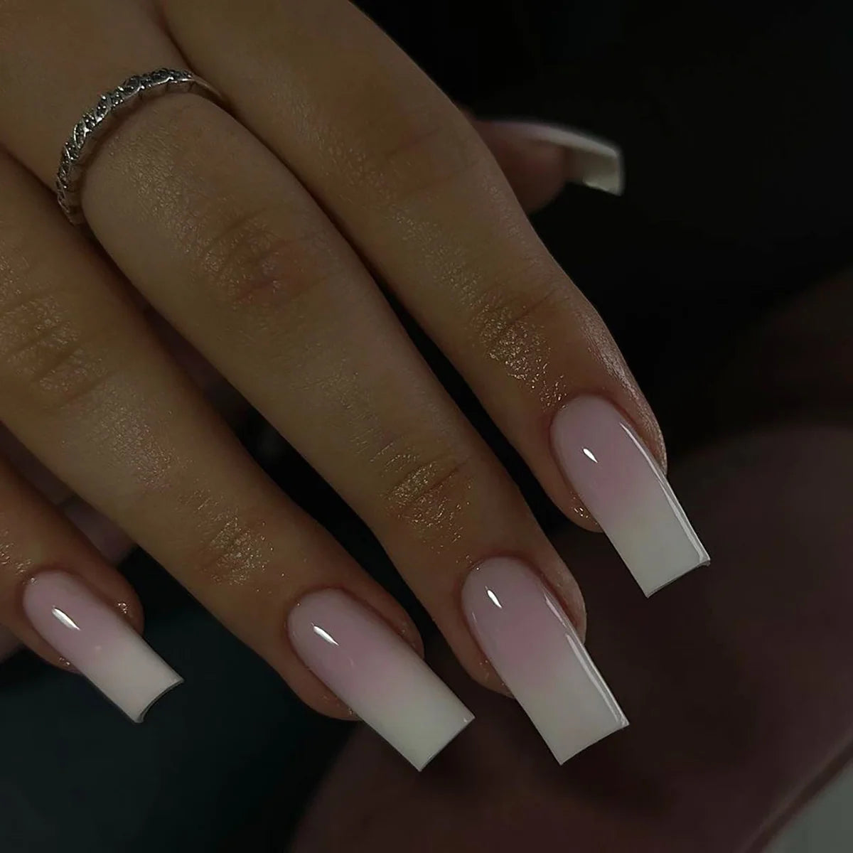 Press-On Nails Elegant Ombre Easy Apply & Reusable