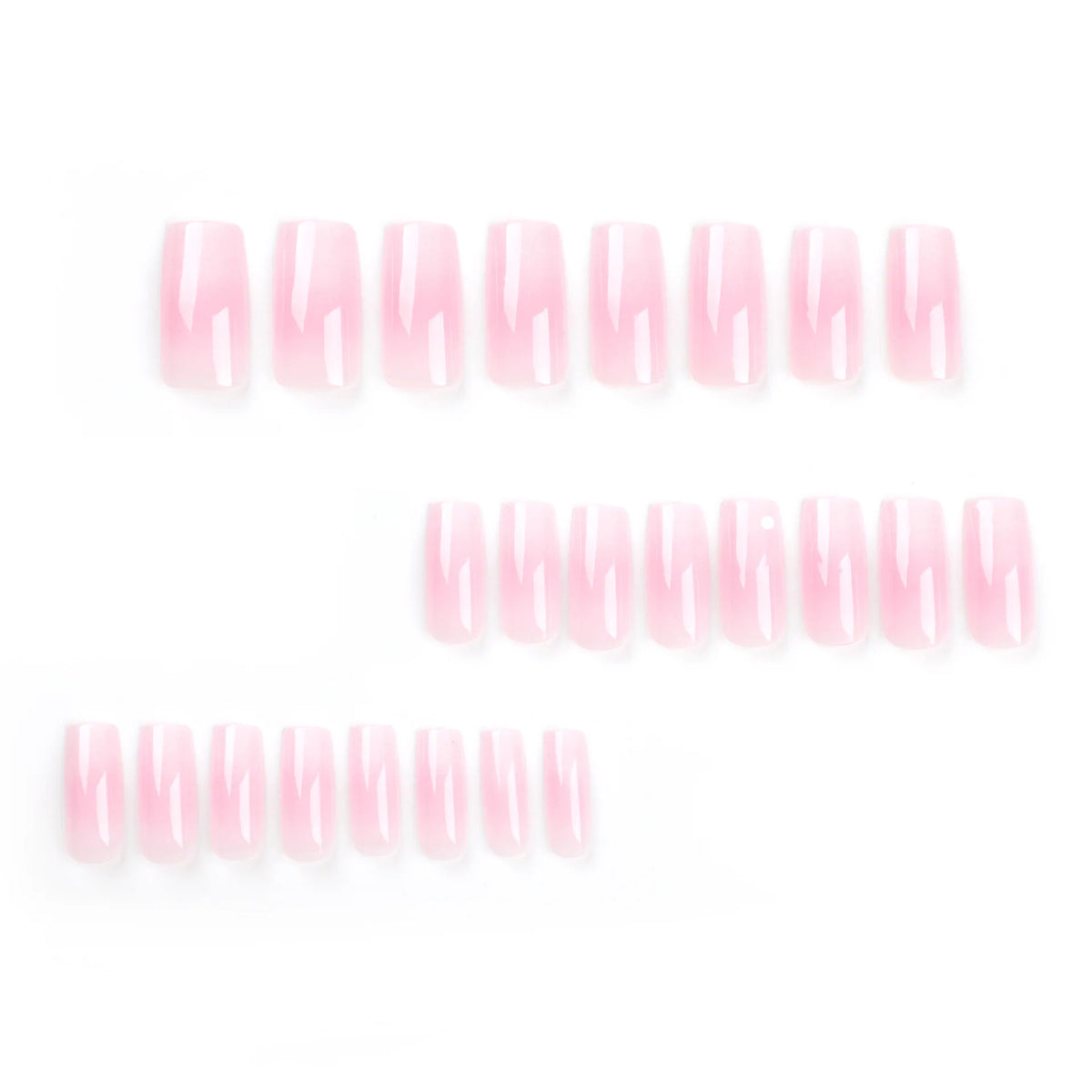 Press-On Nails Elegant Ombre Easy Apply & Reusable