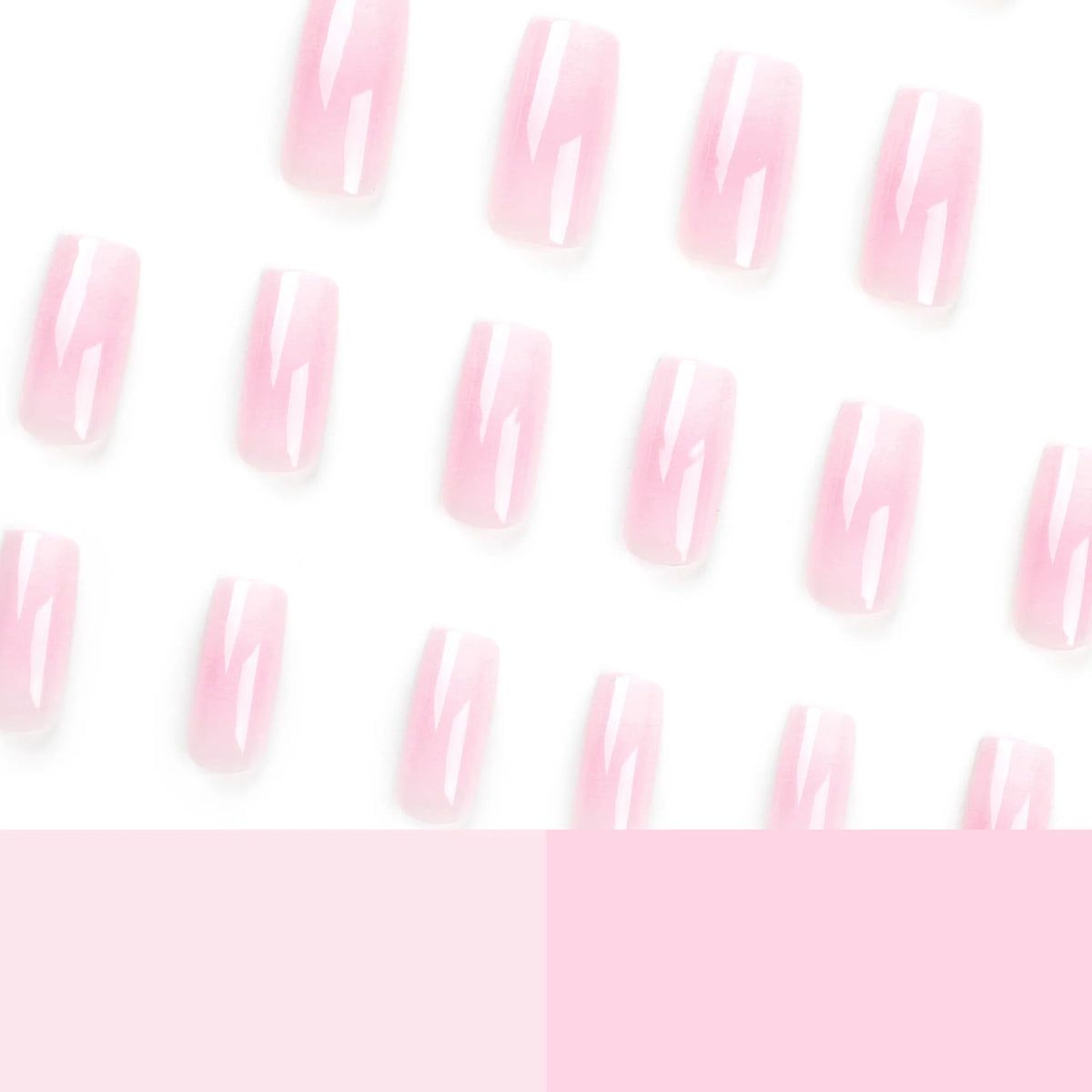 Press-On Nails Elegant Ombre Easy Apply & Reusable