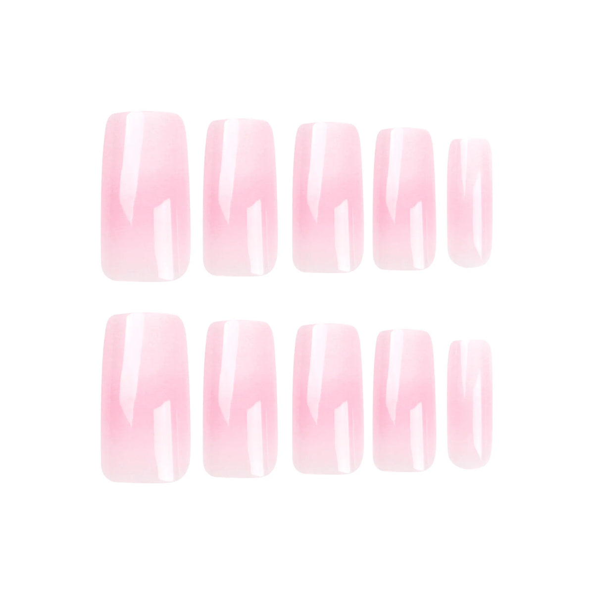 Press-On Nails Elegant Ombre Easy Apply & Reusable