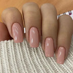Press-On Nails Extra-Long Natural Look Glue-Free Set of 24