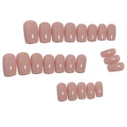 Press-On Nails Extra-Long Natural Look Glue-Free Set of 24