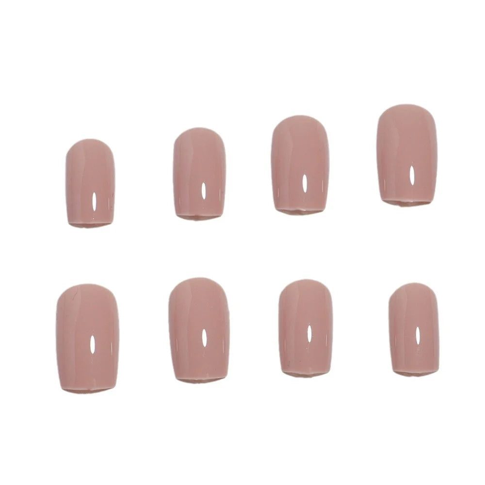 Press-On Nails Extra-Long Natural Look Glue-Free Set of 24