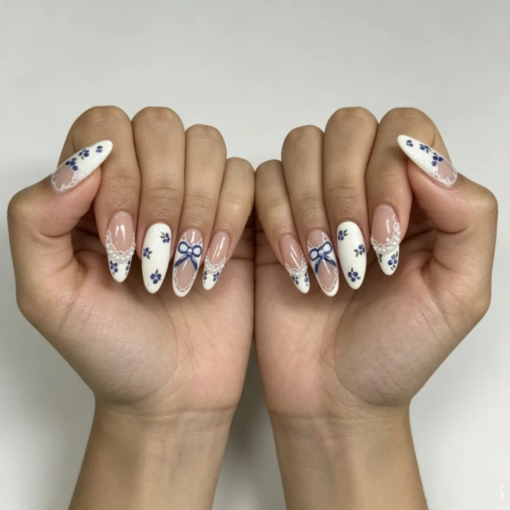 Press-On Nails Festive Designs Buffing Strips & Gel Polish