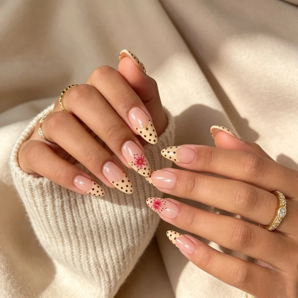 Press-On Nails Festive Designs Buffing Strips & Gel Polish