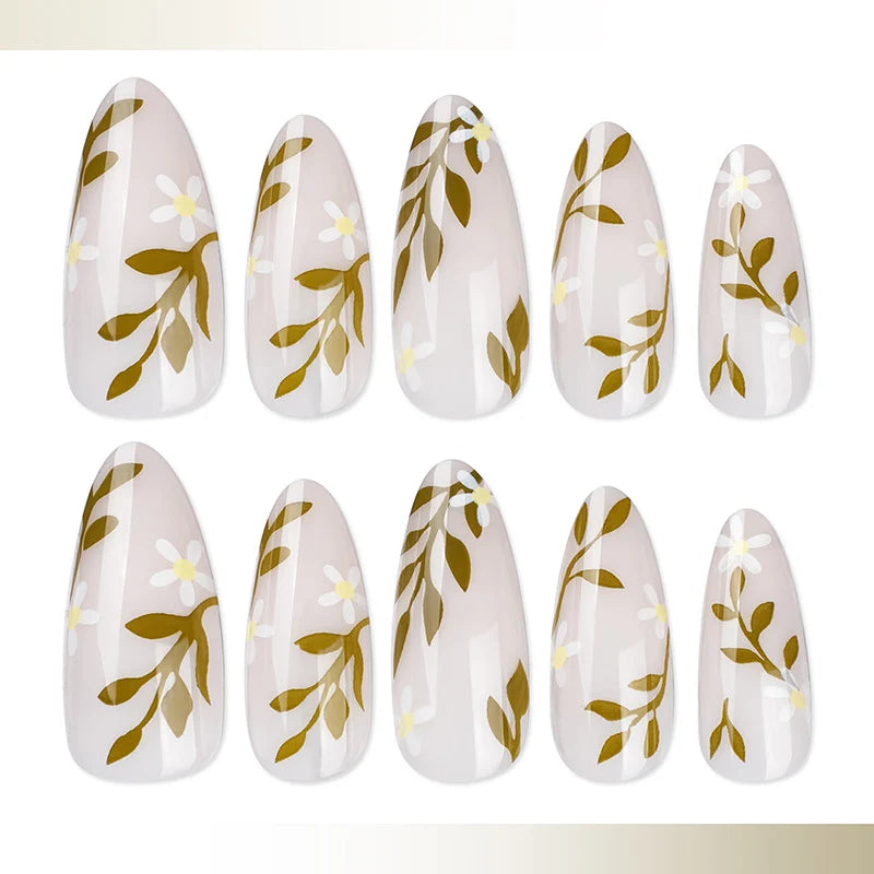Press-On Nails Festive Designs Buffing Strips & Gel Polish