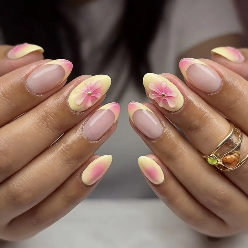 Press-On Nails Festive Designs Buffing Strips & Gel Polish