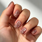 Press-On Nails Festive Designs Buffing Strips & Gel Polish