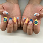 Press-On Nails Festive Designs Buffing Strips & Gel Polish