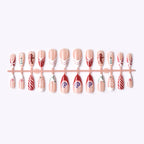 Press-On Nails Festive Designs Peel-And-Stick Comfort Fit