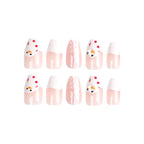 Press-On Nails Festive Winter Design Easy-Apply Adhesive
