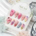Press-On Nails Floral & Abstract Adhesive Backing