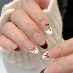 Press-On Nails Floral Accent Long-Lasting Customizable Fit