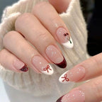 Press-On Nails Floral Accent Long-Lasting Customizable Fit