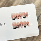 Press-On Nails Floral Accent Reusable Long-Lasting Hold