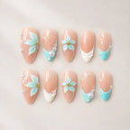Press-On Nails Floral Accents Glue & Application Matrix