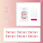 Press-On Nails Floral Acrylic Comfort Fit
