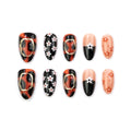 Press-On Nails Floral Acrylic Gloss Finish