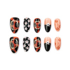 Press-On Nails Floral Acrylic Gloss Finish