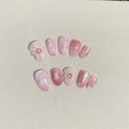 Press-On Nails Floral Design Adhesive Tabs