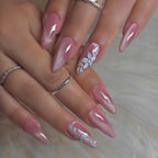 Press-On Nails Floral Design Easy Application