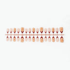 Press-On Nails Floral Design Easy Application